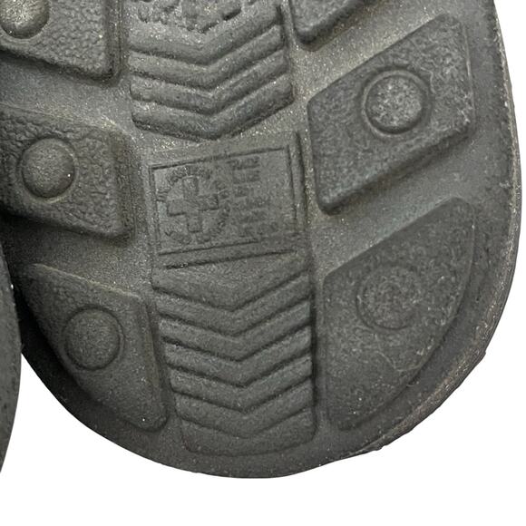 Dr. Martens VTG Leather Chunky heel Shoes Y2K Black Sz 7 retro eclectic grandpa - Picture 10 of 12